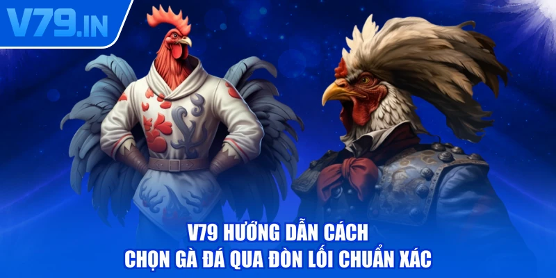 V79 hướng dẫn cách chọn gà đá qua đòn lối chuẩn xác